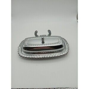 Vintage Butter Dish Silverplated by Irvinware